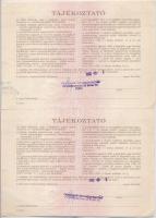 Budapest 1991. "Országos Kárrendezési és Kárpótlási Hivatal" kárpótlási jegye 1000Ft-ról (...