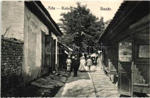 Ada Kaleh, utcakép, Bazár, Nuri Hussein üzlete / bazaar, shops, street view
