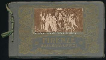 Firenze, Florence; Galleria Uffizi / postcard booklet with 15 postcard