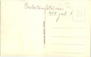 1934 Balatonföldvár, fürdőzők, Seidner photo