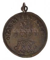 1705. XX Poltura Cu "II. Rákóczi Ferenc" (15,74g) T:2-,3 ph., füllel Hungary 1705. XX Polt...