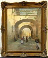 Szvetanay György báró (1896-1952) (akvarell) szignóval 40x50cm keretben