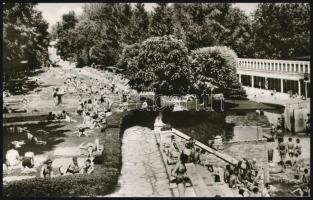 Budapest III. Csillaghegy, strand - 3 db modern képeslap / 3 modern postcards