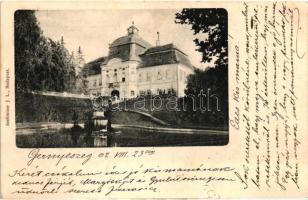 Gernyeszeg, Gornesti; Teleki kastély. Seefehlner J. L. kiadása / castle (EK)