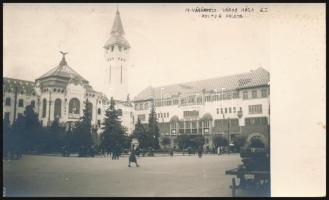 1940 Marosvásárhely, Targu Mures; Városháza, Kultúrpalota / city hall, palace of culture. photo + Marosvásárhely visszatért So. Stpl.