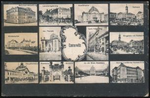 5 db RÉGI képeslap; Szeged, Czernowitz, München, két motívumlap, vegyes minőség / 5 pre-1945 postcar...