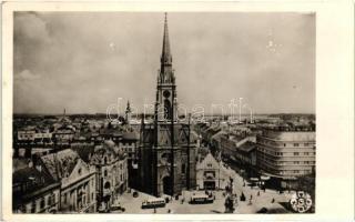 Újvidék, Novi Sad; tér, templom / square, church