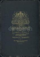 María de las Nieves de Braganza (1852-1941), I. Mihály portugál király lánya, keményhátú fotó, Kalmá...