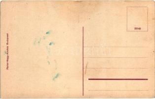 Budapest VI. Párisi nagyáruház, belső és külső nézet - 2 db régi képeslap / 2 pre-1945 postcards