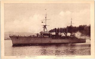 3 db RÉGI hadihajós motívumlap / 3 pre-1945 warship motive postcards