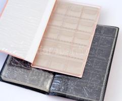 5db érmetartó album, összesen 544 klf méretű érme számára. Használt, szép állapotúak