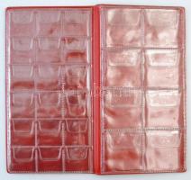 5db érmetartó album, összesen 260 klf méretű érme számára. Használt, szép állapotúak