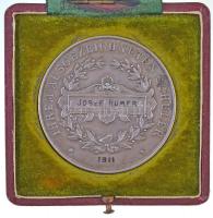Ausztria 1911. "Bécsi Kereskedelmi Iskola / Kiváló tanuló - Josef Humer" jelzett Ag emléké...