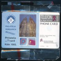 1993 Filatélia. Használatlan telefonkártya, bontatlan csomagolásban