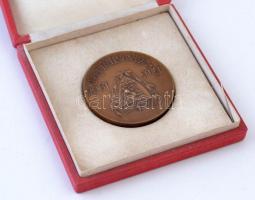 1968. "Városunkért 1718-1968 / Békéscsaba" Br emlékérem tokban (50mm) T:1-,2