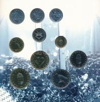 1996. 10f-100Ft 10klf db "50 éves a forint" forgalmi sor dísztokban T:BU 
Adamo FO29