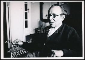 Rácz Aladár cimbalomművész (1886-1958) otthonában 18x12 cm