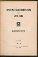 Richard Hilfe: Amtliches Unterrichtsbuch über erste Hilfe. Berlin, 1943, Deutschen Roten Kreuzes. 20...