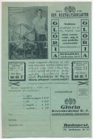 ~1930. "Magyar Királyi XXV. Osztálysorsjáték" megrendelőlapja és reklámja T:I,I-