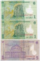 Románia 2005. 1L (2x) + 5L + 2008. 10L (3x) T:III
Romania 2005. 1 Leu (2x) + 5 Lei + 2008. 10 Lei (...