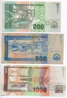 Zöld-foki Köztársaság 1992. 200E + 1992. 500E + 1992. 1000E teljes sor! T:III tűnyom
Cape Verde 199...