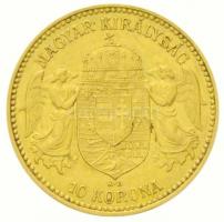 1908KB 10K Au "Ferenc József" (3,38g/0.900) T:2 ph.
Hungary 1908KB 10 Korona Au "Fra...