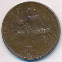 Franciaország 1898. 10c Br T:2 France 1898. 10 Centimes Br C:XF