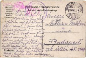 1916 K.u.K. hadsereg, karácsony, s: Alfred Offner 1916 / WWI K.u.K. military art postcard. Kriegsfür...