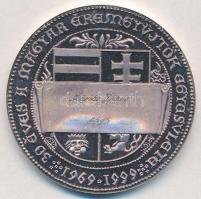 Csóka Zsuzsa (1962-) 1999. "MÉE / Jubileumi tagsági érem - Szent László" névre szóló Ag em...