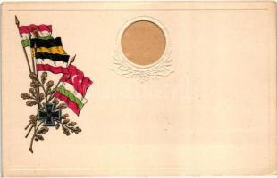 Flags of the Central Powers for insertable image. Emb.