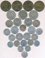 Mongólia 1945-1971. 1m-50m (27x) T:2,2-
Mongolia 1945-1971. 1 Mongo - 50 Mongo (27x) C:XF,VF