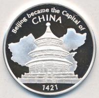 Cook-szigetek 2005. 1$ Ag Ázsia történelme - Peking lesz Kína fővárosa - 1421 (20,2g/0.999) T:PP Cook Islands 2005. 1 Dollar Ag History of Asia - Beijing became the Capital of China - 1421 (20,2g/0.999) C:PP