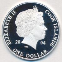 Cook-szigetek 2004. 1$ Ag "Ázsia történelme - Pearl Harbour" (19,35g/0.999) T:PP
Cook Isl...