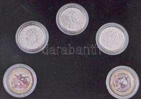 Olaszország DN 50L acél "Michelangelo" (7xklf) Michelangelo festményeinek részleteit ábráz...