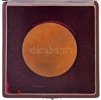 DN "Bartók Béla emlékérem" egyoldalas Br érem tokban (60mm) T:1-,2