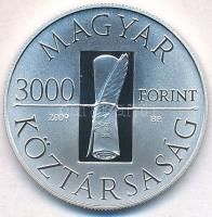 2009. 3000Ft Ag "Kazinczy Ferenc" tanúsítvánnyal, nem eredeti tokban T:PP 
Adamo EM224