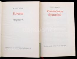 Vegyes könyvtétel, 2 db: 
Borsos Miklós: Visszanéztem félutamból. Bp., 1971, Szépirodalmi. Kiadói e...
