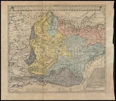 Principauté de Transilvanie, Erdély térképe, 17. sz-i térkép reprintje, 30,5×34 cm /  Reprint map of Transylvania, 30,5×34 cm