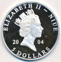 Niue 2004. 5$ Ag "Ázsia történelme - Mao Ce Tung és a hosszú menetelés" (19,28g/0.999) T:P...