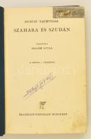 Nachtigal, Gustav: Szahara és Szudán. Bp., é. n., Franklin. Kissé kopott díszes vászonkötésben