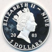 Niue 2003. 5$ Ag "Ázsia történelme - Hammurápi törvénykönyve" (19,68g/0.999) T:PP fo. 
Ni...