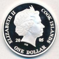 Cook-szigetek 2005. 1$ Ag "Ázsia történelme - A selyemút" (20,67g/0.999) T:PP
Cook Island...