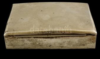 Art deco ezüst cukorka tartó, cigarettás dobozka. Nettó 128g