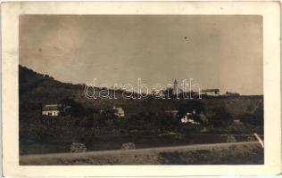 1918 Ábrahámhegy, Balaton parti villák, templom, photo (Rb)