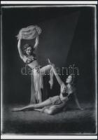 cca 1930 Demeter Károly (1892-1983) hagyatékában őrzött vintage felvételekről készült 3 db mai nagyí...