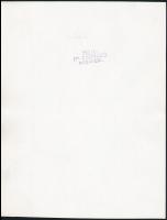 cca 1938 Dr. Csörgeő Tibor (1896-1968) hagyatékából 2 db vintage fotó, az egyik pecséttel jelzett, 1...