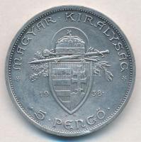 1938. 5P Ag "Szent István" T:2 kis ph.
Adamo P8.1