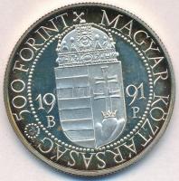 1991. 500Ft Ag "II. János Pál pápa látogatása" tokban T:1-(PP) kis patina
 Adamo EM120