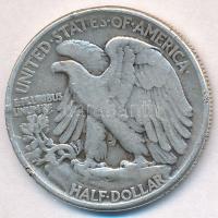 Amerikai Egyesül Államok 1945. 1/2$ Ag "Walking Liberty" T:3
USA 1945. 1/2 Dollar Ag &quo...