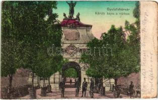 Gyulafehérvár, Karlsburg, Alba Iulia; Károly kapu a várban / castle gate (EK)